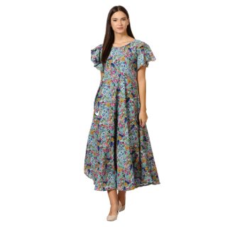 KLOOK Women's A-Line Maxi Dress at Rs.599